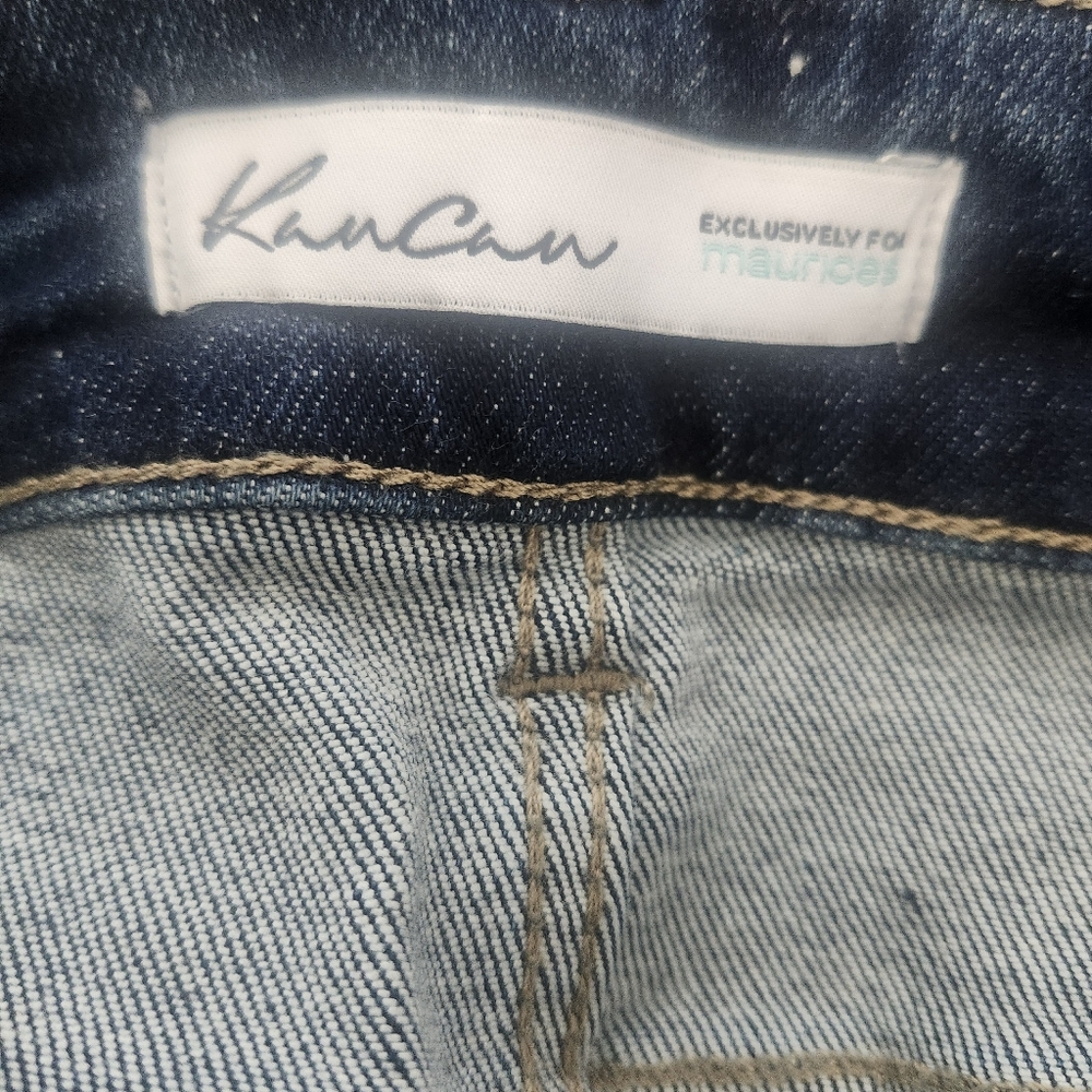 KanCan For Maurices Size 18 Distressed Cutoff Style Shorts 5 Inch Inseam Blue - Picture 4 of 10